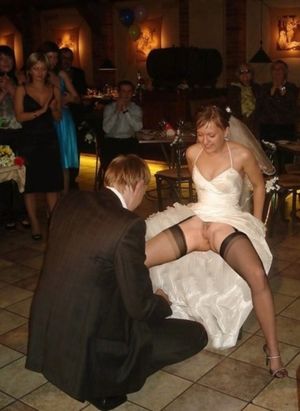 Time for garter toss