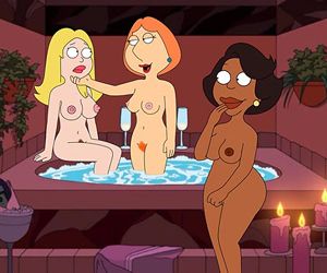 Lois Griffin w/ neighbors (Family Guy)