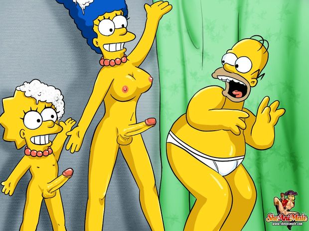 Homer's family shemale surprise