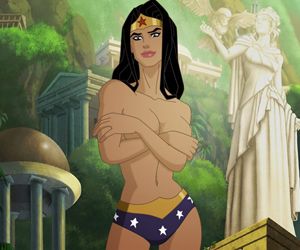 Wonder Woman topless