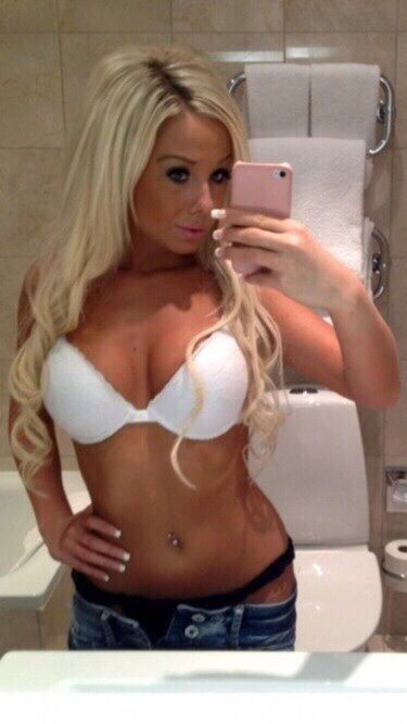 Big-boobed blonde bitch