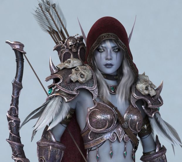 Lady Sylvanas 3D Artwork