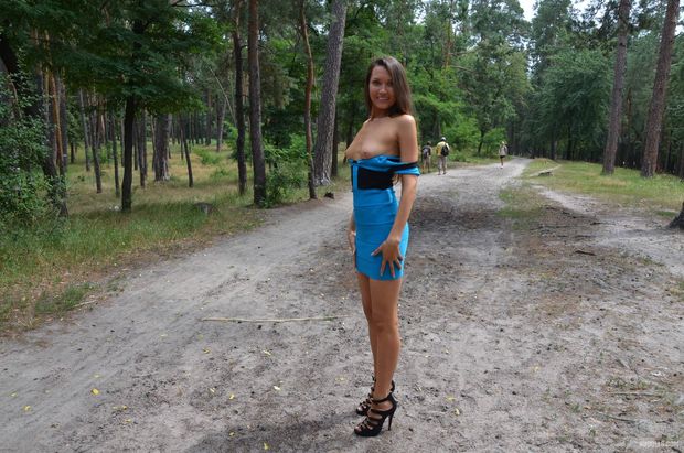 Hiking in high heels is braver than exposing yourself in public, but why not do both?