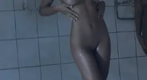 Hot Lesbian Shower Orgy