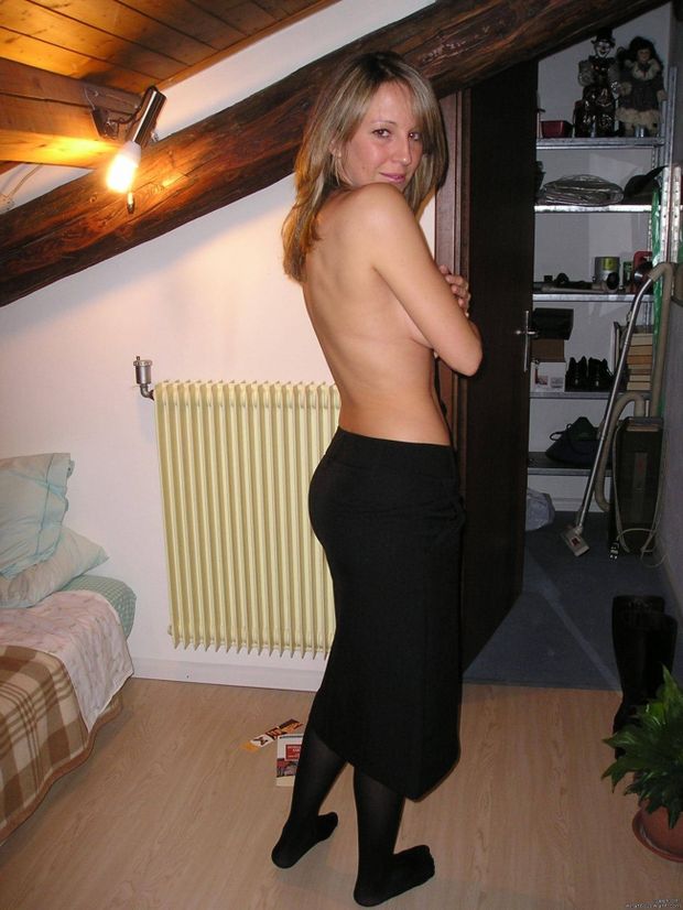 hot milf getting ready to go out.