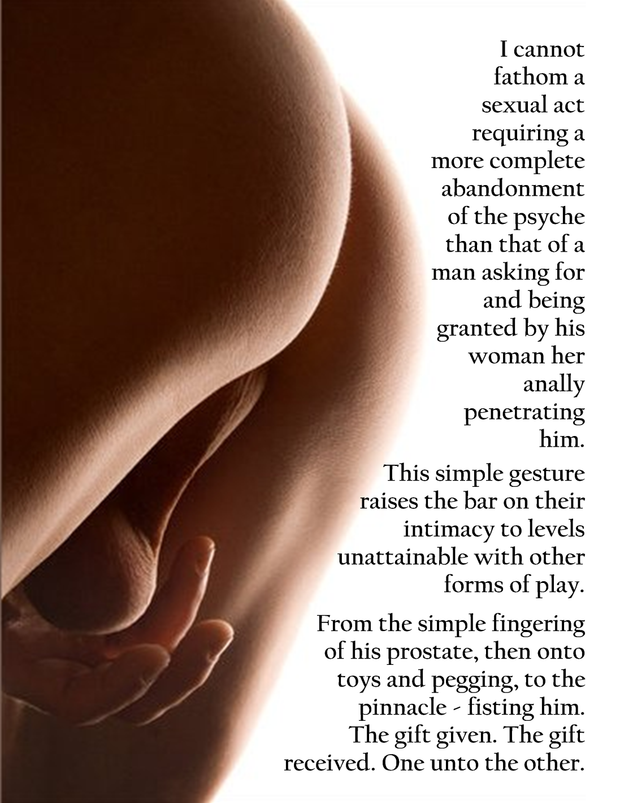sissydonna:boyboygirllove:Truth~Where Boys Will Be GirlsIf you like this, then Follow Me to WhiteHotPegging.tumblr.com for a Buttload more!