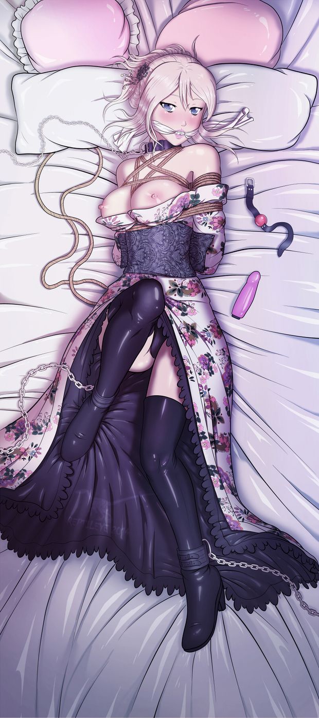 Alisa's Passion dakimakura - Topless Cleavegag by reptileye