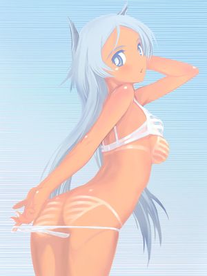 sweet round blonde teen tits and ass with amazing tan lines