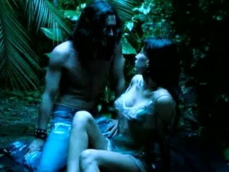 werewolf in jungle, sans fur, and wolf