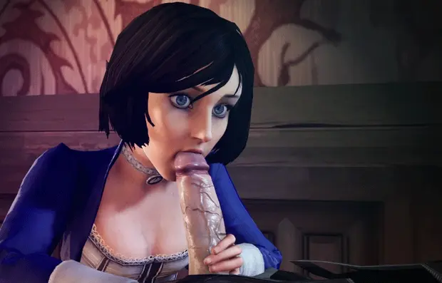 Bioshock Elizabeth animated blowjob!!