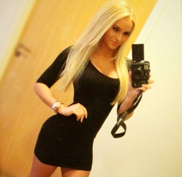 Yes that dress looks amazing on you...now let's take it off and have some real fun