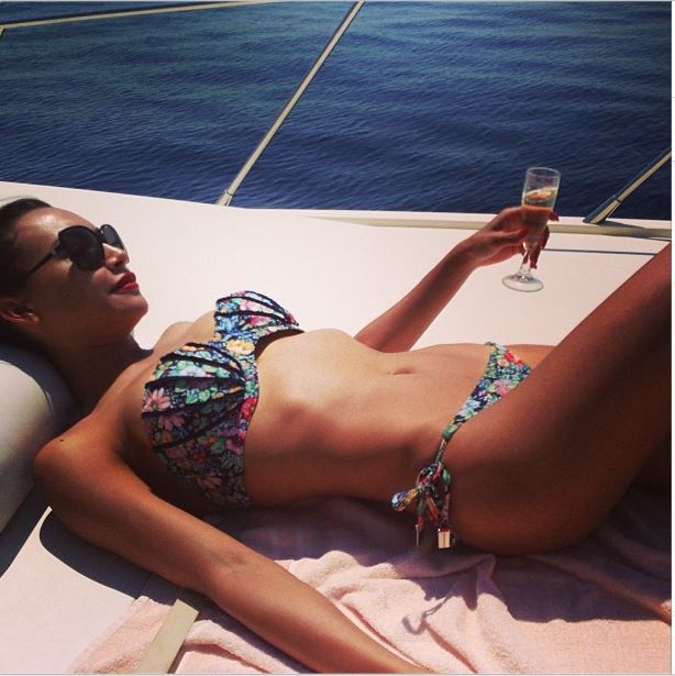 naya rivera yacht bikini