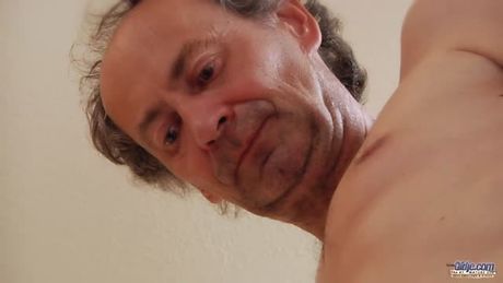 Two naughty young girls suck old cock deepthroat and bang a lucky grandpa!