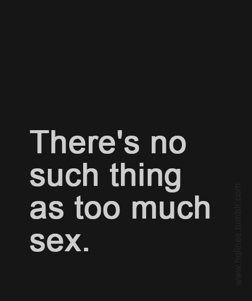 never enough!