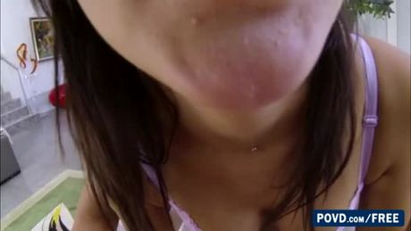 Ariana Marie tries different swimsuit for boyfriends huge cock. She tries colorful and seductive swim wear until he drag her into having sex