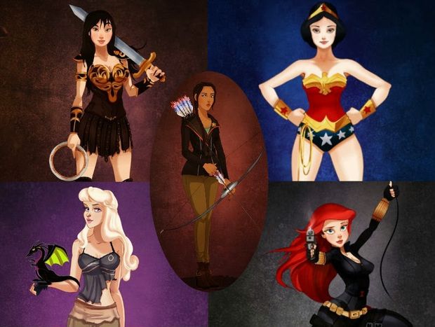 disney princesses crossover