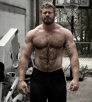 I'm not one for hairy, but damn he's yummy