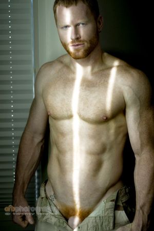 Muscular Ginger Man