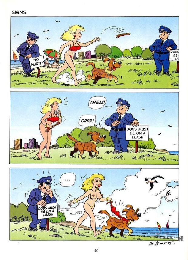 Dogs must be on a leash