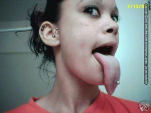 Pierced Tongue