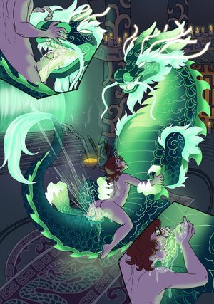 Commission: Hidden Dragon by DontFapGirl