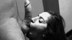 Stunning brunette in this hot blowjob girl next door animated photo