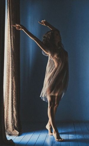 perky brunette breasts and fine ass in see through dress