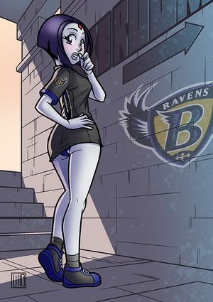 Raven fan