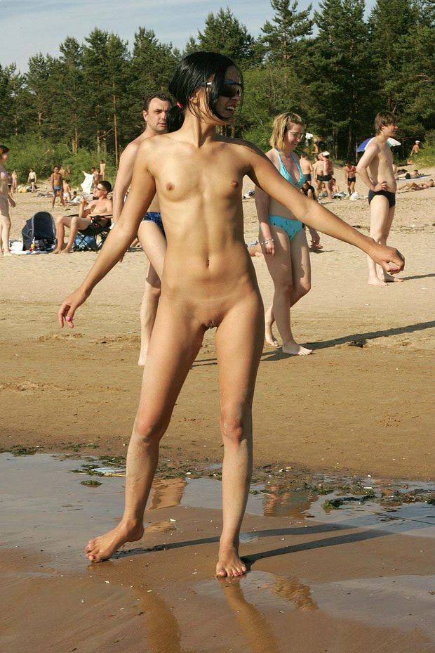 At the beach