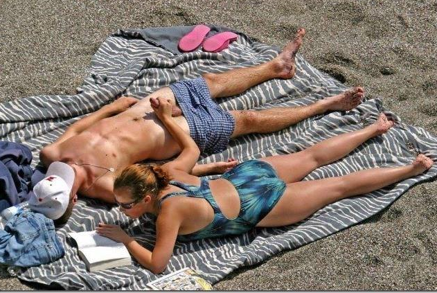 It's either a fascinating book or she's reading the manual