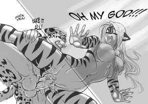 2009 balls breasts comic cum cum_in_pussy cum_inside dossun feline female male muscles penetration penis pussy sex skunk straight unprofessional_behaviour vaginal_penetration zig_zag