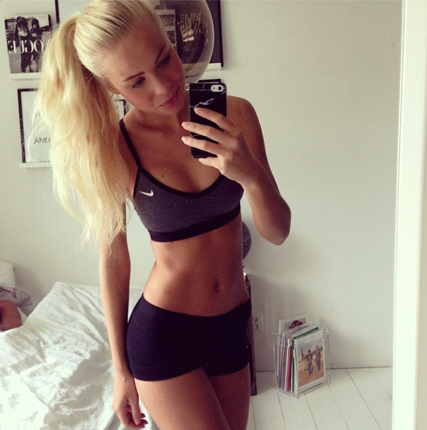 Victoria athletic selfie