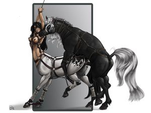 bdsm with bound centaur girl