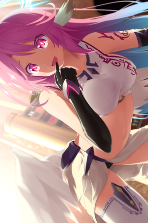 firm round teen redhead tits and tight ass with angel wings