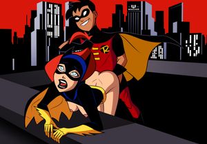 Batgirl and Robin by MisterMultiverse
