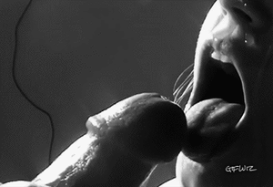 gifwiz: Her warm breath on my cockhead and that tiny touch from...