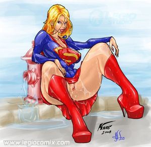 Supergirl all wet