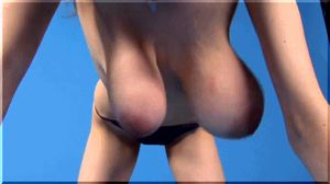 Big, saggy hanging tits