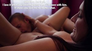 Lick up that creampie like a good Cuckold