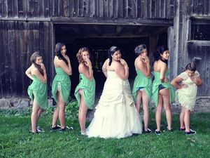 Bridesmaid booty