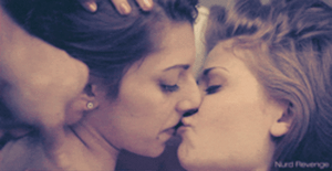 lesbian kissing
