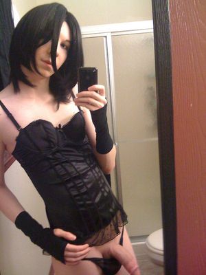 Sexy lingerie selfie