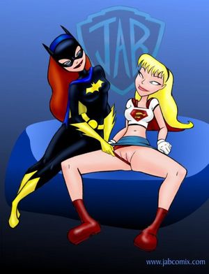 Batgirl and Supergirl