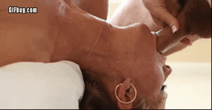 MILF Simone Sonay deep throat face fucking