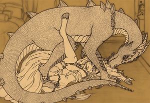 Queen Lanicera and her mate Larus by Miss_Demeter