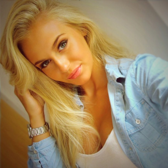 Amazingly hot sexy blonde Anna Nystrom.