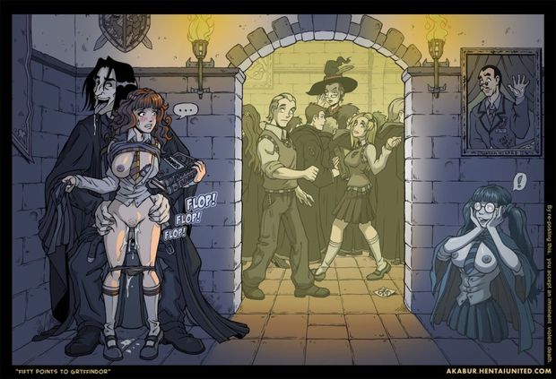 snape & hermione at the party
