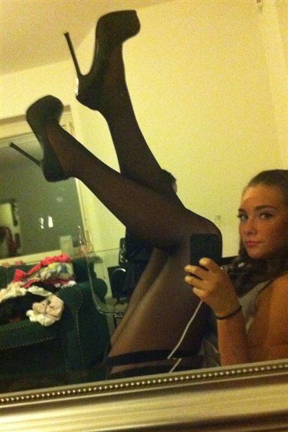 A Pantyhose Selfie!