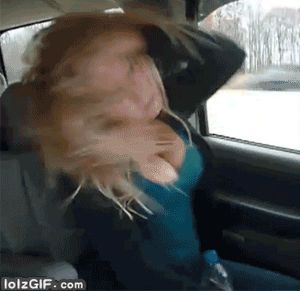 Sexy Blonde with a Lolipop dancing as her perfect natural tits are on full display