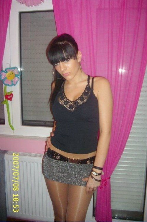 My ExGirlfriend In Short Dress and Pantyhose